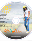 COMBO of 2 : 1 white "Kote Lanbi an?" T-Shirt + 1 Ms.Wololoy "CD Album"