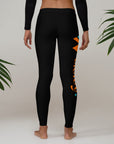Black: " Wololoy! " leggings