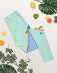 Green-Blue: " Wololoy! " leggings