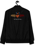Olive - "Sa Linyon Ka Bay" Premium bomber jacket