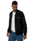 Olive - "Sa Linyon Ka Bay" Premium bomber jacket