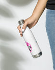 White: " Boss Lady " Wololoy! Stainless Steel Water Bottle
