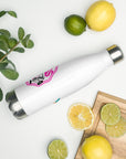 White: " Boss Lady " Wololoy! Stainless Steel Water Bottle