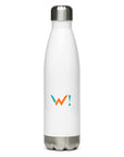 White: " Boss Lady " Wololoy! Stainless Steel Water Bottle