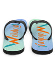 Blue-Green: " Wololoy! ' Flip-Flops / sandals