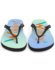 Blue-Green: " Wololoy! ' Flip-Flops / sandals
