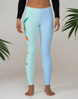 Green-Blue: " Wololoy! " leggings