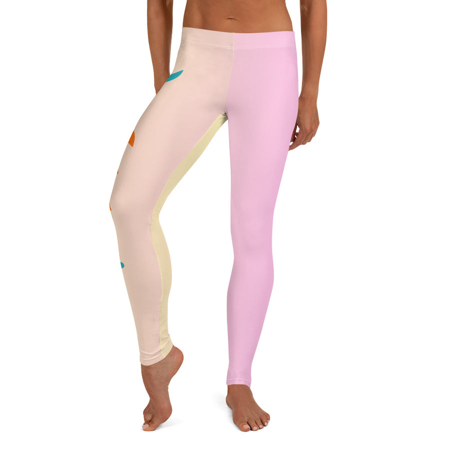 Yellow-Pink: " Wololoy! " leggings