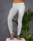 Gray-White: " Wololoy! " leggings