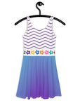 Choublak _ Purple Skater Dress