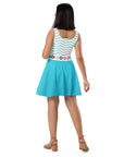 Choublak _ Teal Skater Dress