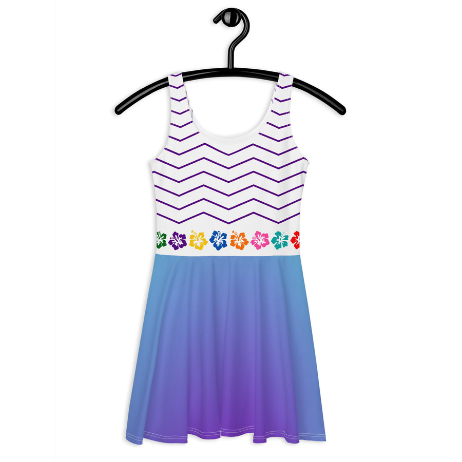 Choublak _ Purple Skater Dress