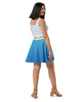 Choublak _ Blue Skater Dress