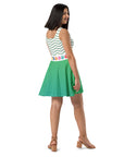 Choublak _ Green Skater Dress