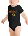 Yellow footprint: "Ti-Piti" Wololoy! babysuit