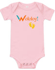 Yellow footprint: "Ti-Piti" Wololoy! babysuit