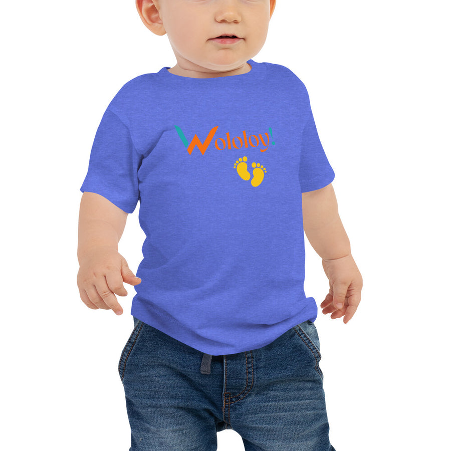 Yellow footprint: "Ti-Piti" Wololoy! baby T-shirt