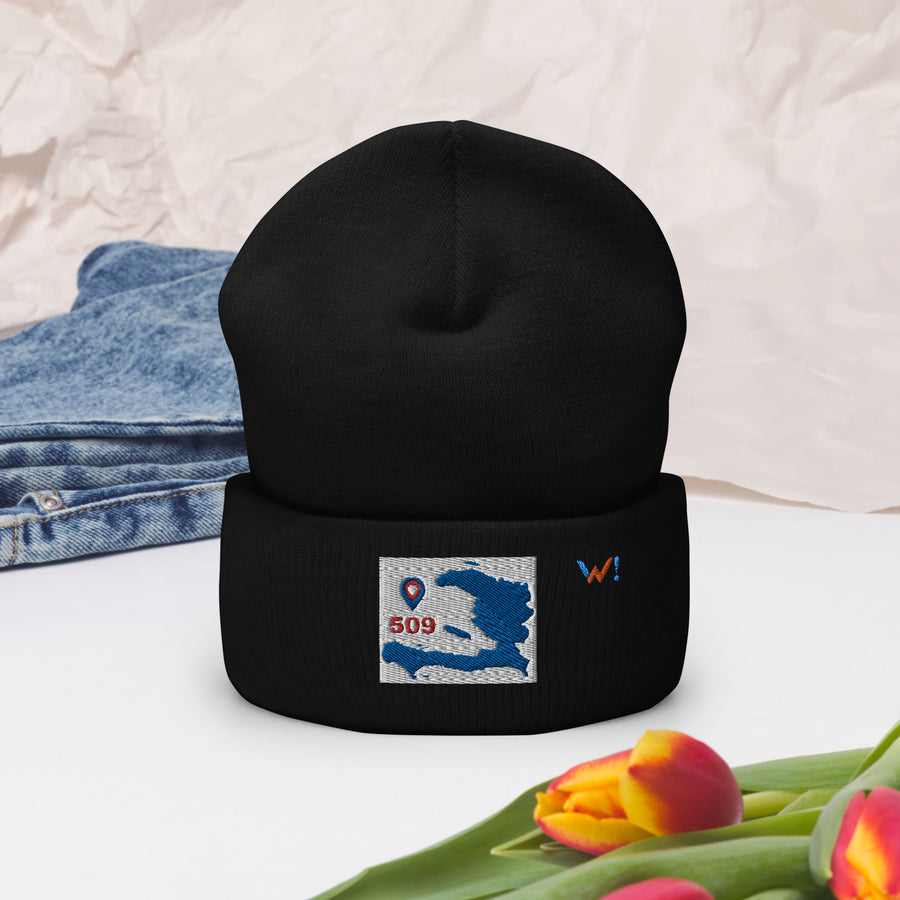 509 Blue Map embroidered Cap