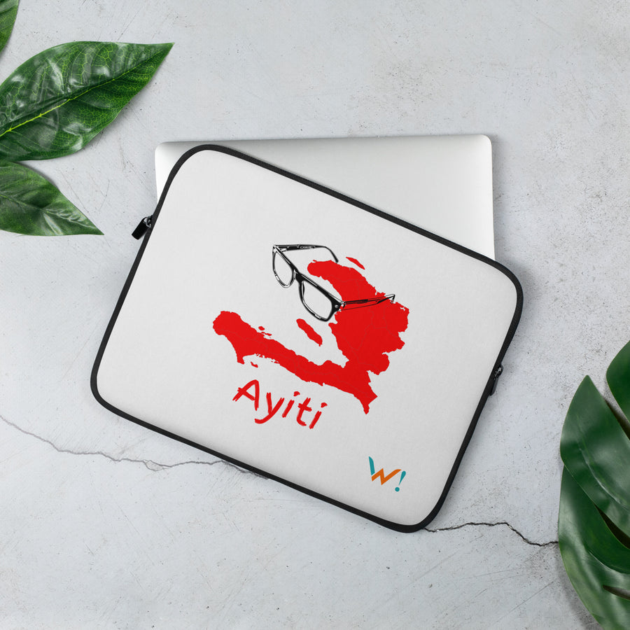 Red: " Fouyapòt " : 13" or 15" laptop sleeve