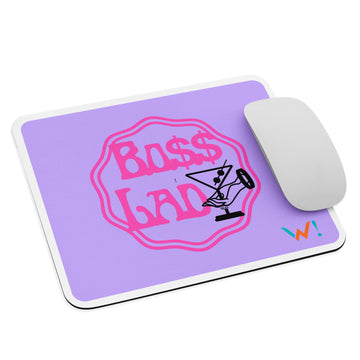 Purple: " Boss Lady " mouse pad