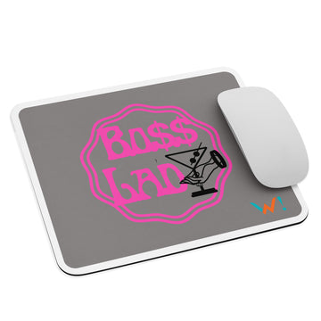 Gray: " Boss Lady " mouse pad