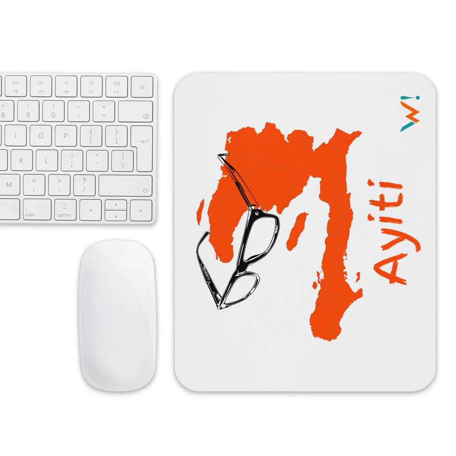 Orange: " Fouyapòt " mouse pad
