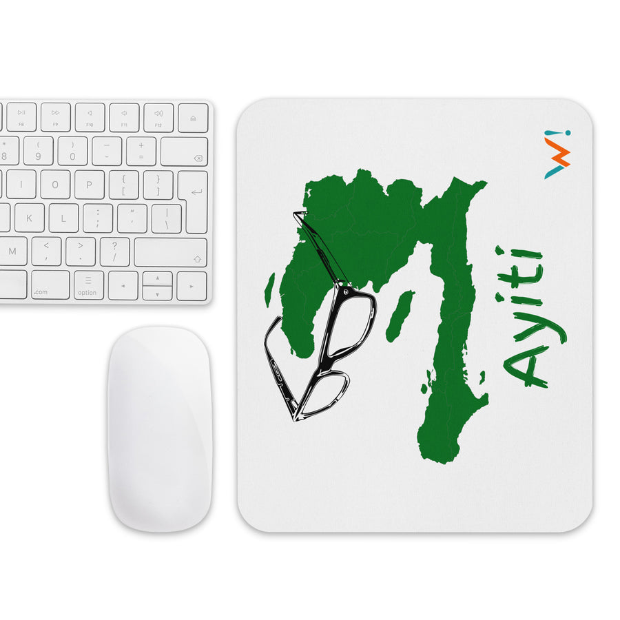 Green: " Fouyapòt " mouse pad