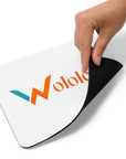 White:" Wololoy! " mouse pad