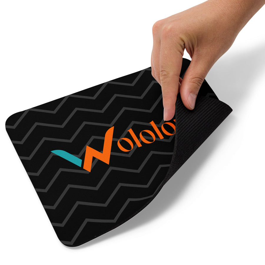 Black: " Wololoy! " mouse pad