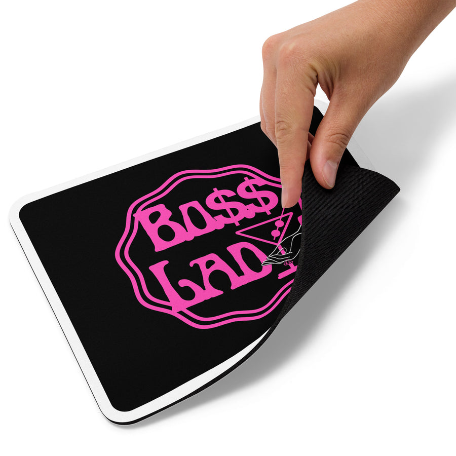 Black: " Boss Lady " mouse pad