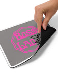 Gray: " Boss Lady " mouse pad