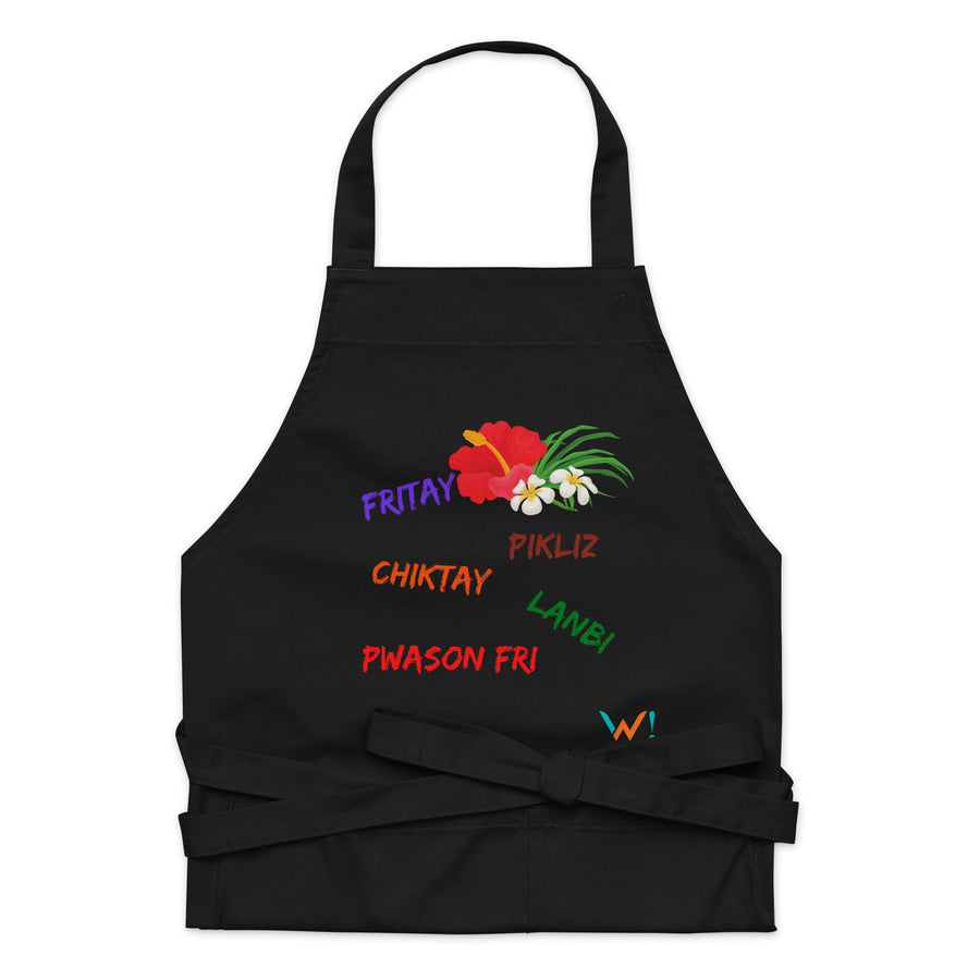 " Fritay-Pikliz "... Fridòdòy collection - organic cotton apron