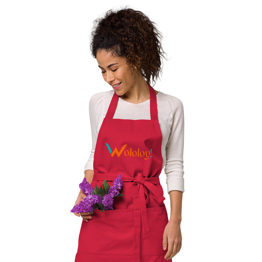 " Wololoy! " - organic cotton apron