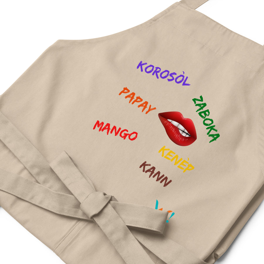 " Korosòl-Zaboka... Fridòdòy collection - organic cotton apron