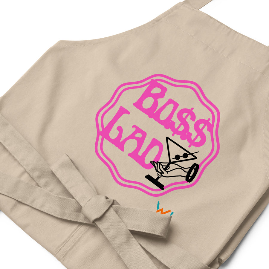 " Boss Lady " - organic cotton apron