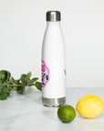 White: " Boss Lady " Wololoy! Stainless Steel Water Bottle