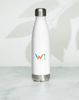 White: " Boss Lady " Wololoy! Stainless Steel Water Bottle