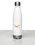 White: " Boss Lady " Wololoy! Stainless Steel Water Bottle