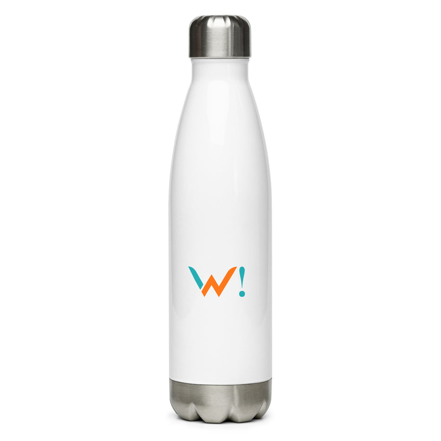 White: " Boss Lady " Wololoy! Stainless Steel Water Bottle