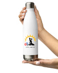 White: " Kote Lanbi An? " Stainless Steel Water Bottle