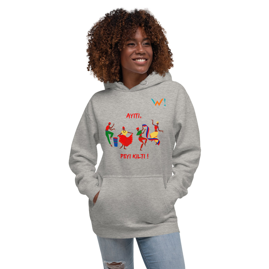 " Ayiti, Peyi Kilti! " - Unisex Hoodie