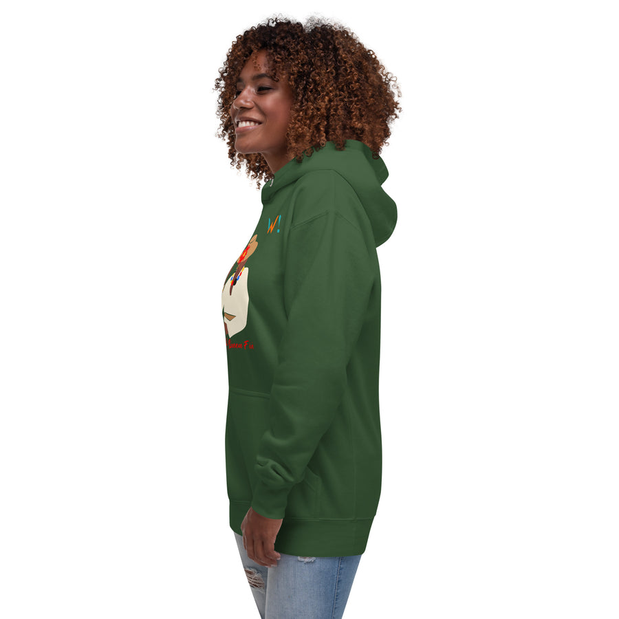 Red: " Wololoy! Queen Fivè! " - Unisex Hoodie