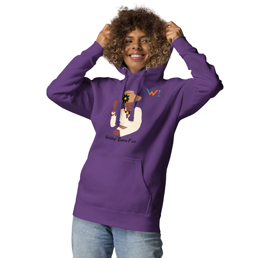 Black: " Wololoy! Queen Fivè! " - Unisex Hoodie