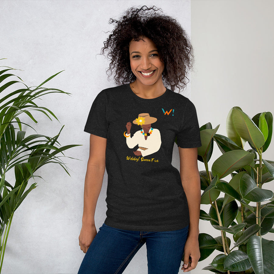 Yellow: " Wololoy! Queen Fivè " - Unisex T-shirt