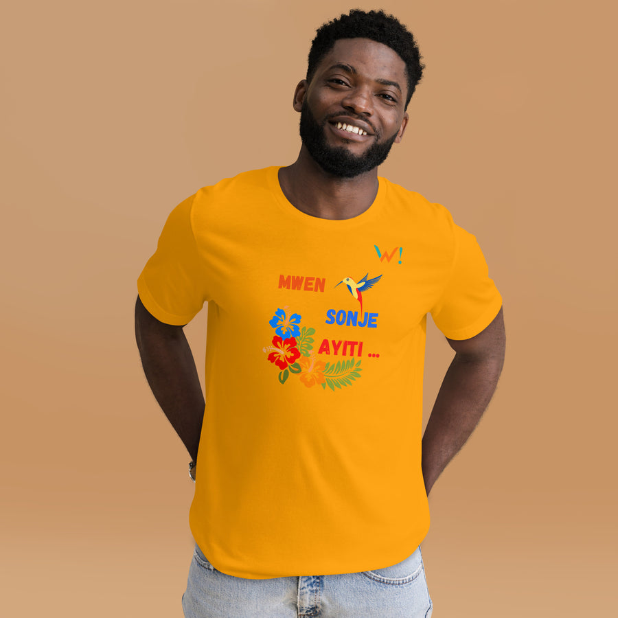 " Mwen Sonje Ayiti" - Unisex T-shirt