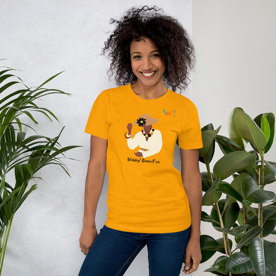 Black: " Wololoy! Queen Fivè " - Unisex T-shirt