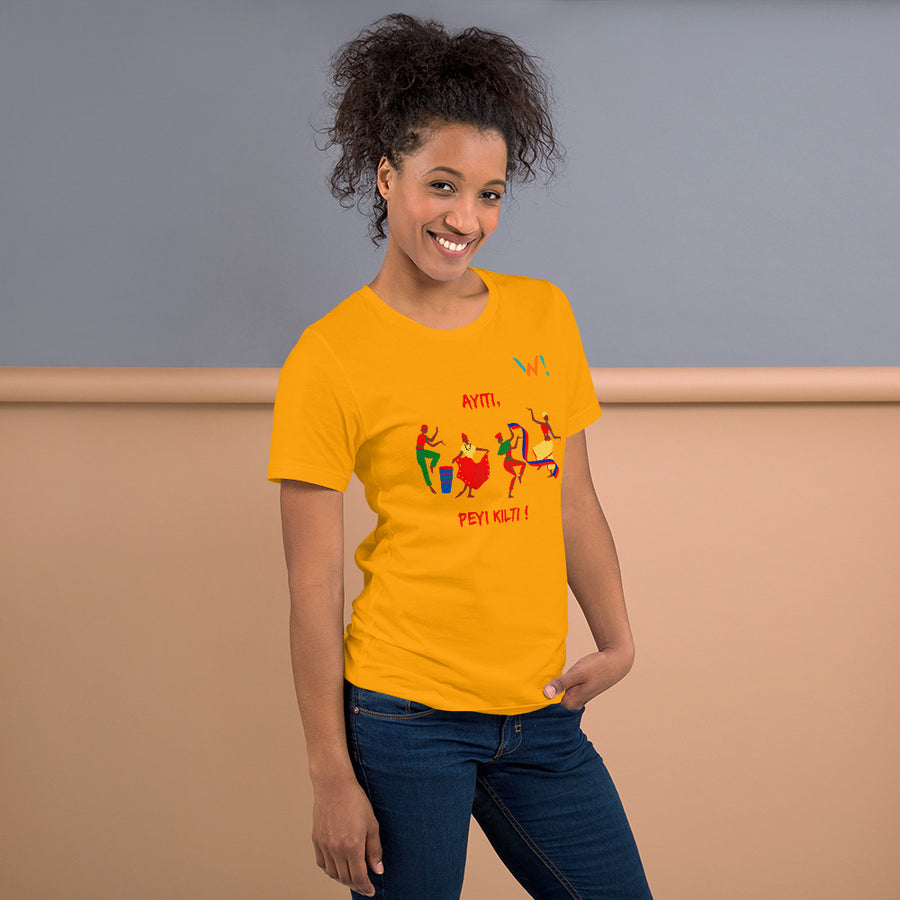 " Ayiti, Peyi Kilti " - Unisex T-shirt