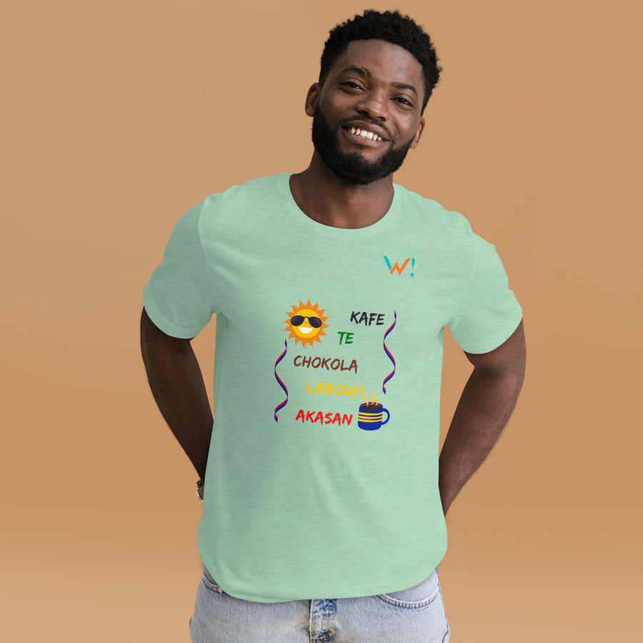 Kafe-te-Chokola _ Koleksyon Fridòdòy - Unisex t-shirt