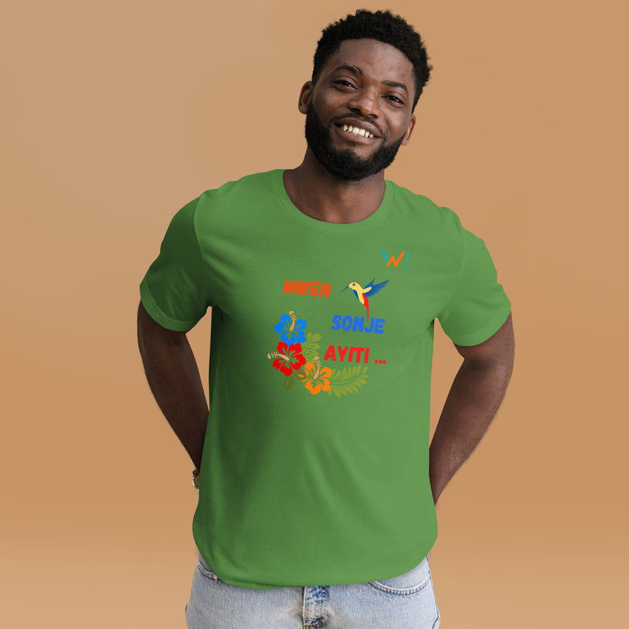 " Mwen Sonje Ayiti" - Unisex T-shirt