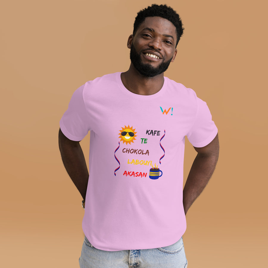 Kafe-te-Chokola _ Koleksyon Fridòdòy - Unisex t-shirt